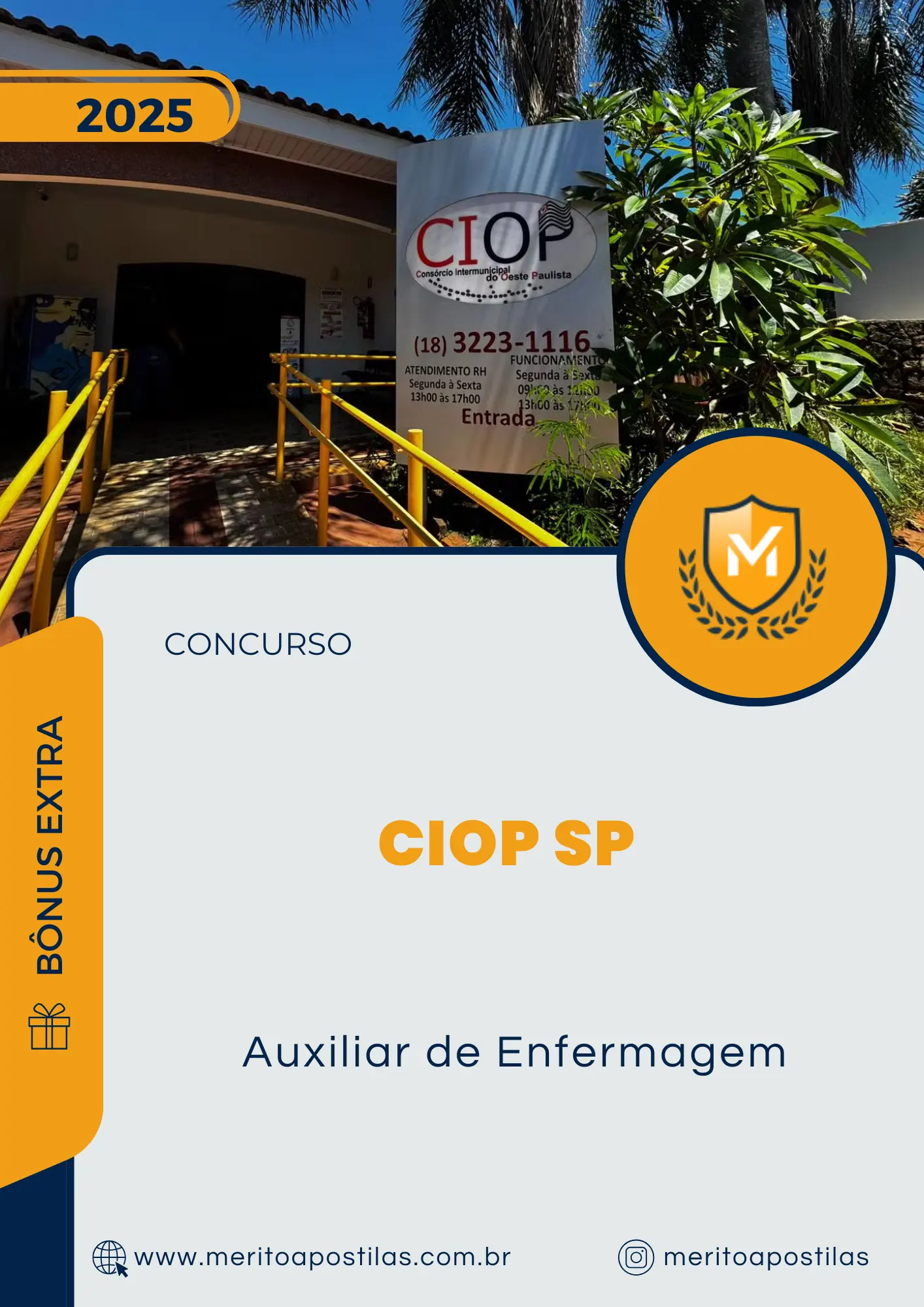 Apostila Auxiliar de Enfermagem Concurso CIOP SP 2025
