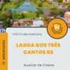 Apostila Auxiliar de Ensino Prefeitura de Lagoa dos Três Cantos RS 2025