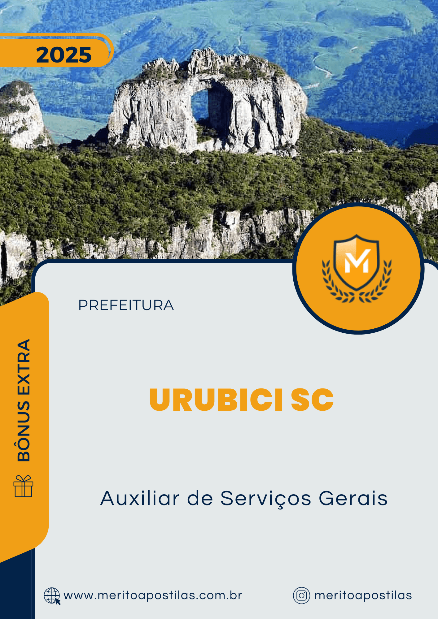 Apostila Auxiliar de Serviços Gerais Prefeitura de Urubici SC 2025