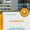 Apostila Auxiliar de serviço Educacional I Merendeira Processo Seletivo de Alumínio SP 2025