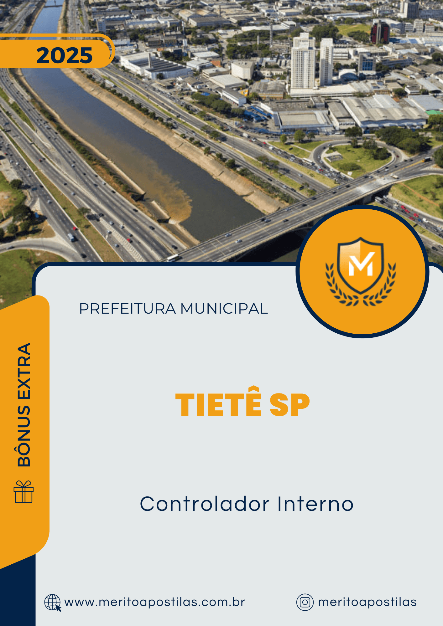 Apostila Controlador Interno Prefeitura de Tietê SP 2025