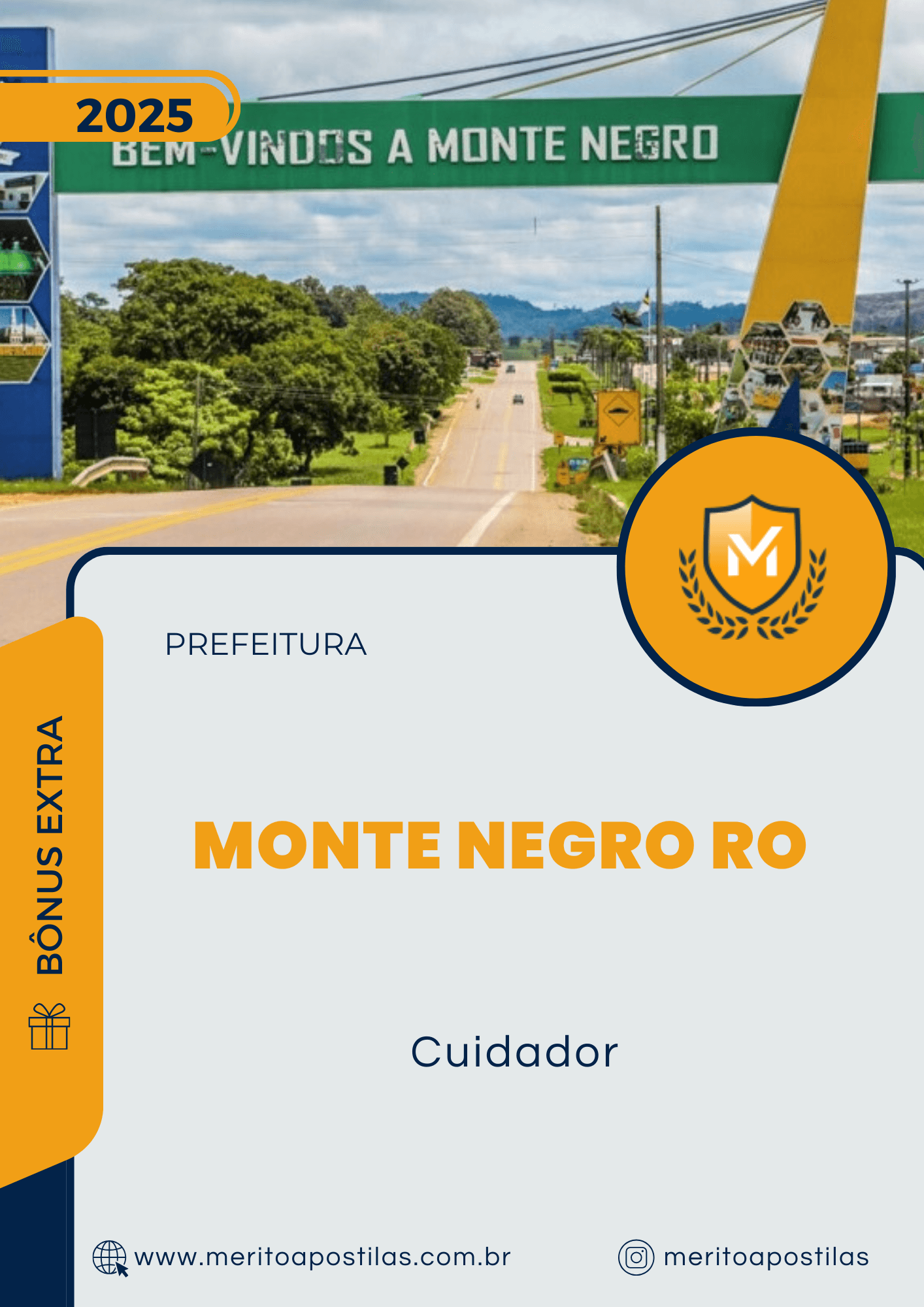 Apostila Cuidador Concurso Prefeitura Monte Negro RO 2025