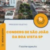 Apostila Fisioterapeuta Processo Seletivo CONDERG de São João da Boa Vista SP 2025