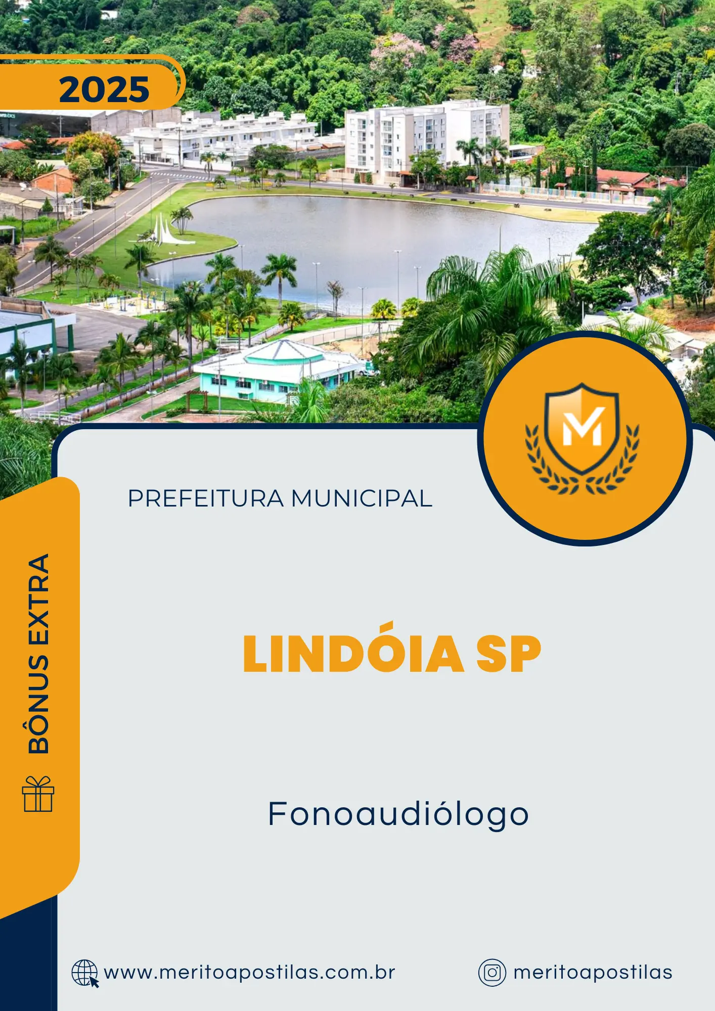Apostila Fonoaudiólogo Concurso Prefeitura de Lindóia SP 2025
