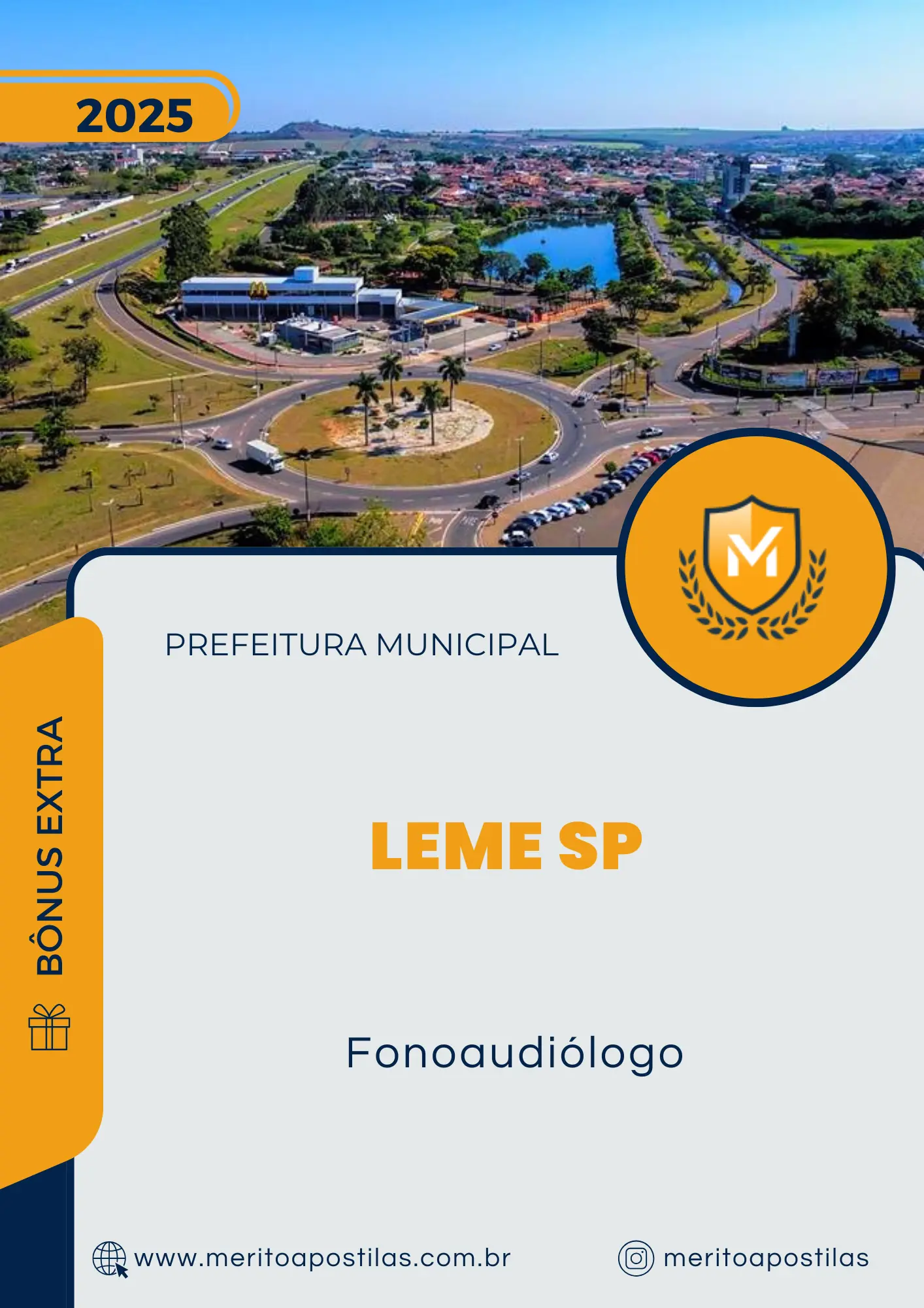 Apostila Fonoaudiólogo Prefeitura de Leme SP 2025