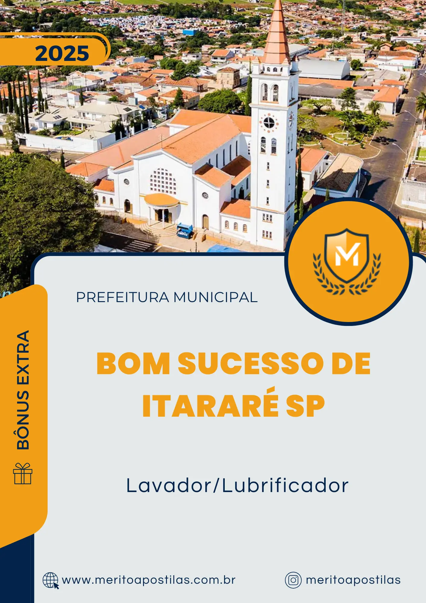 Apostila Lavador Lubrificador Prefeitura de Bom Sucesso de Itararé SP 2025