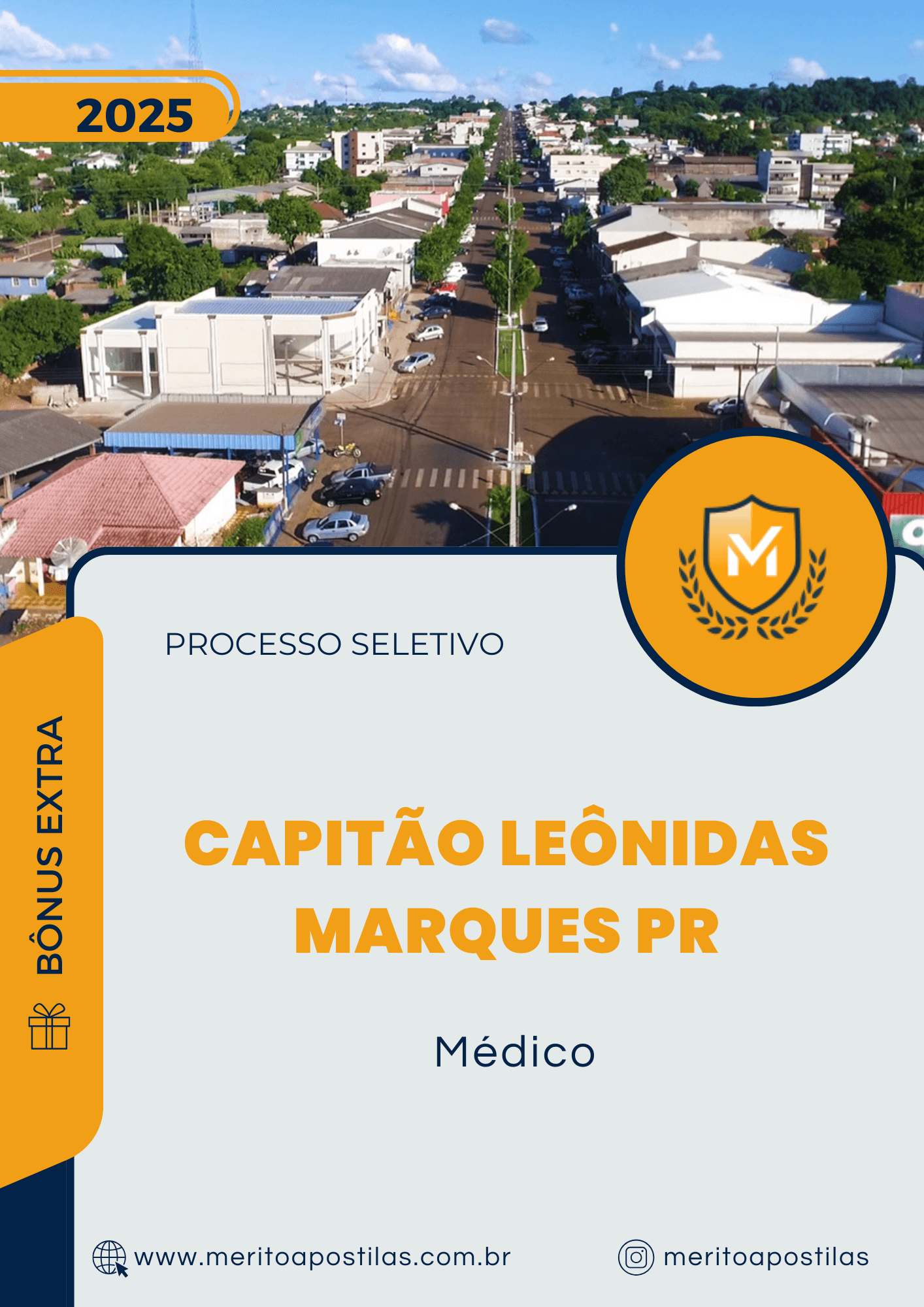 Apostila Médico Processo Seletivo de Capitão Leônidas Marques PR 2025