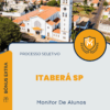 Apostila Monitor De Alunos Processo Seletivo Itaberá SP 2025