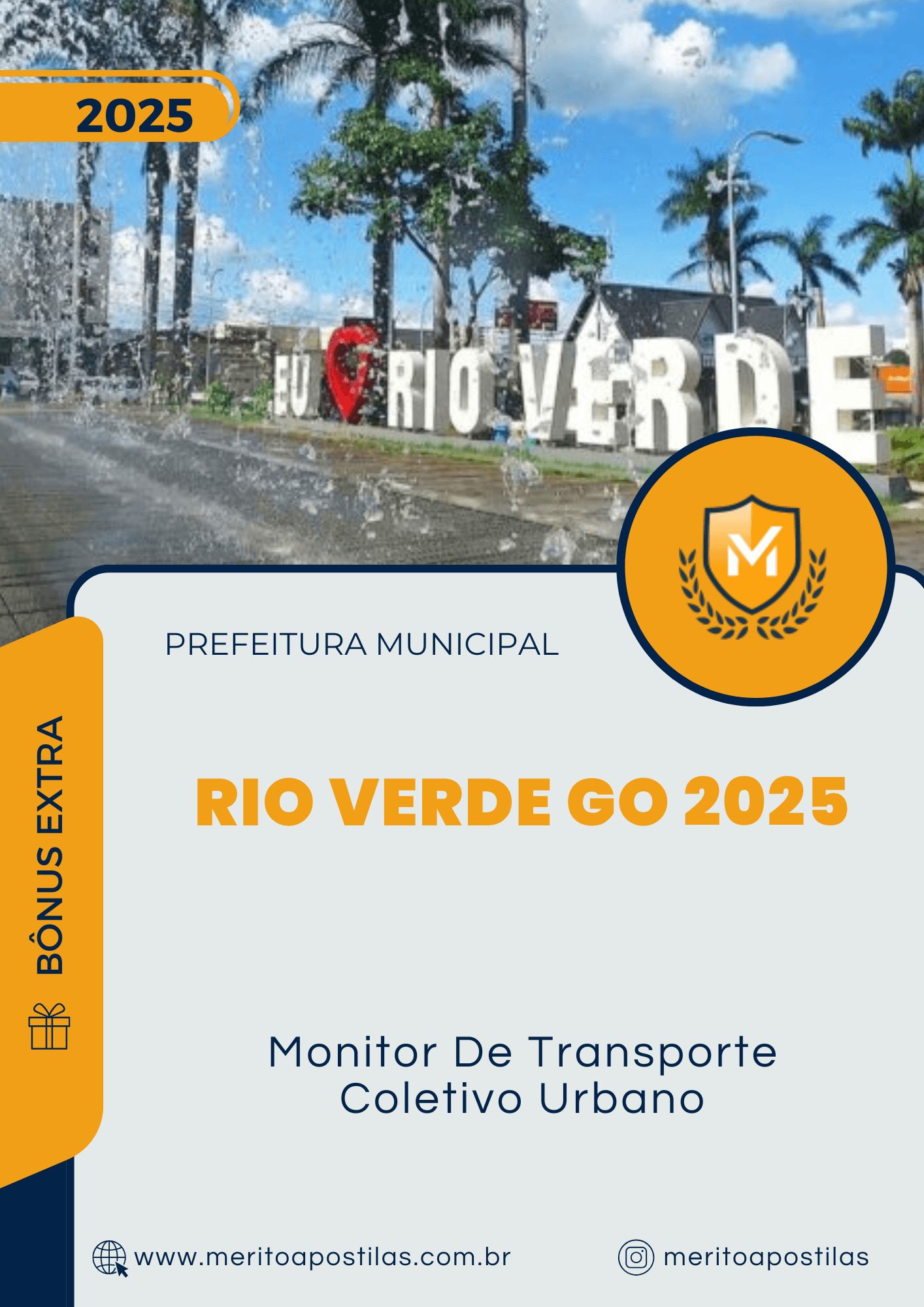 Apostila Monitor De Transporte Coletivo Urbano Prefeitura de Rio Verde GO 2025