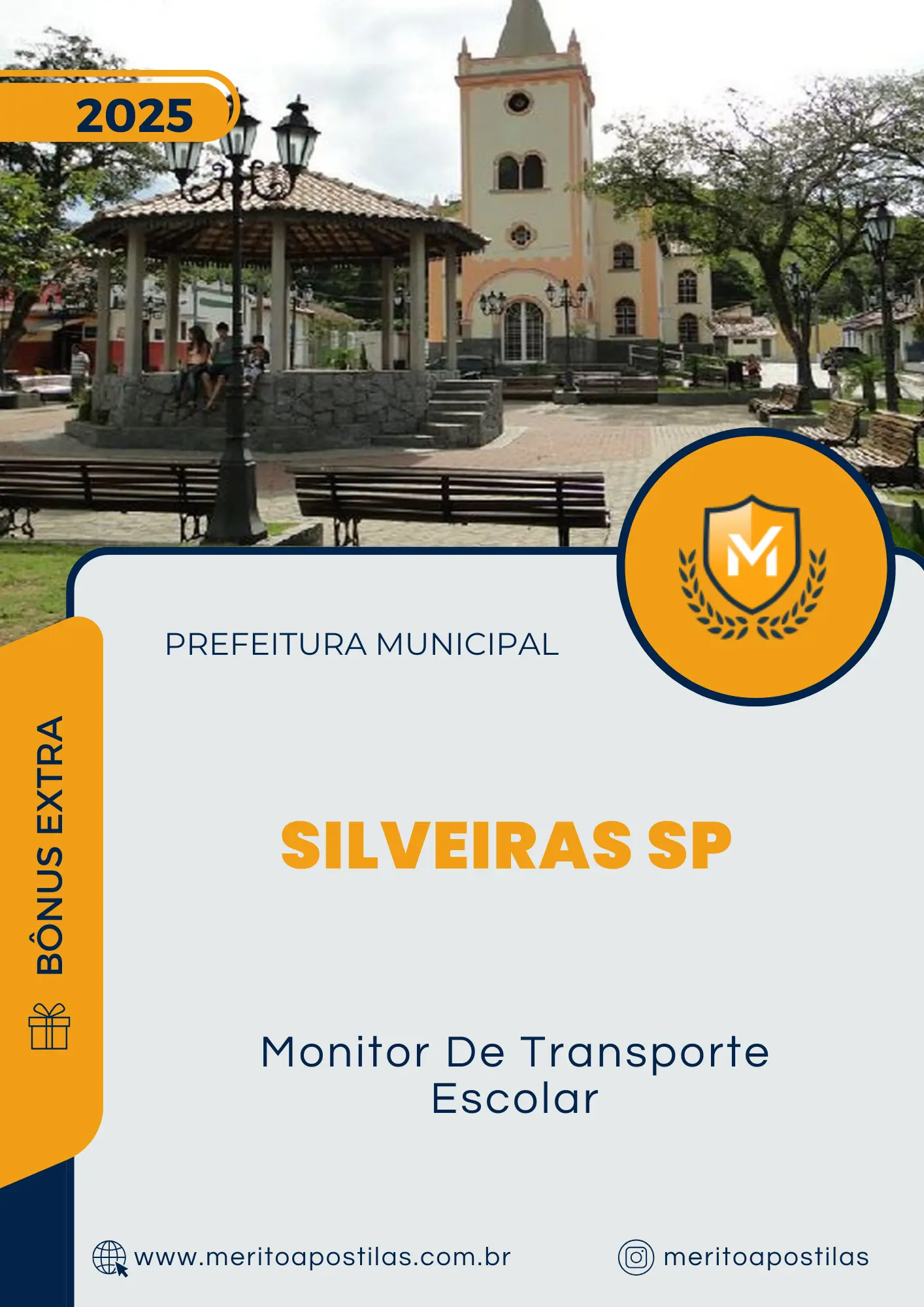 Apostila Monitor De Transporte Escolar Prefeitura de Silveiras SP 2025