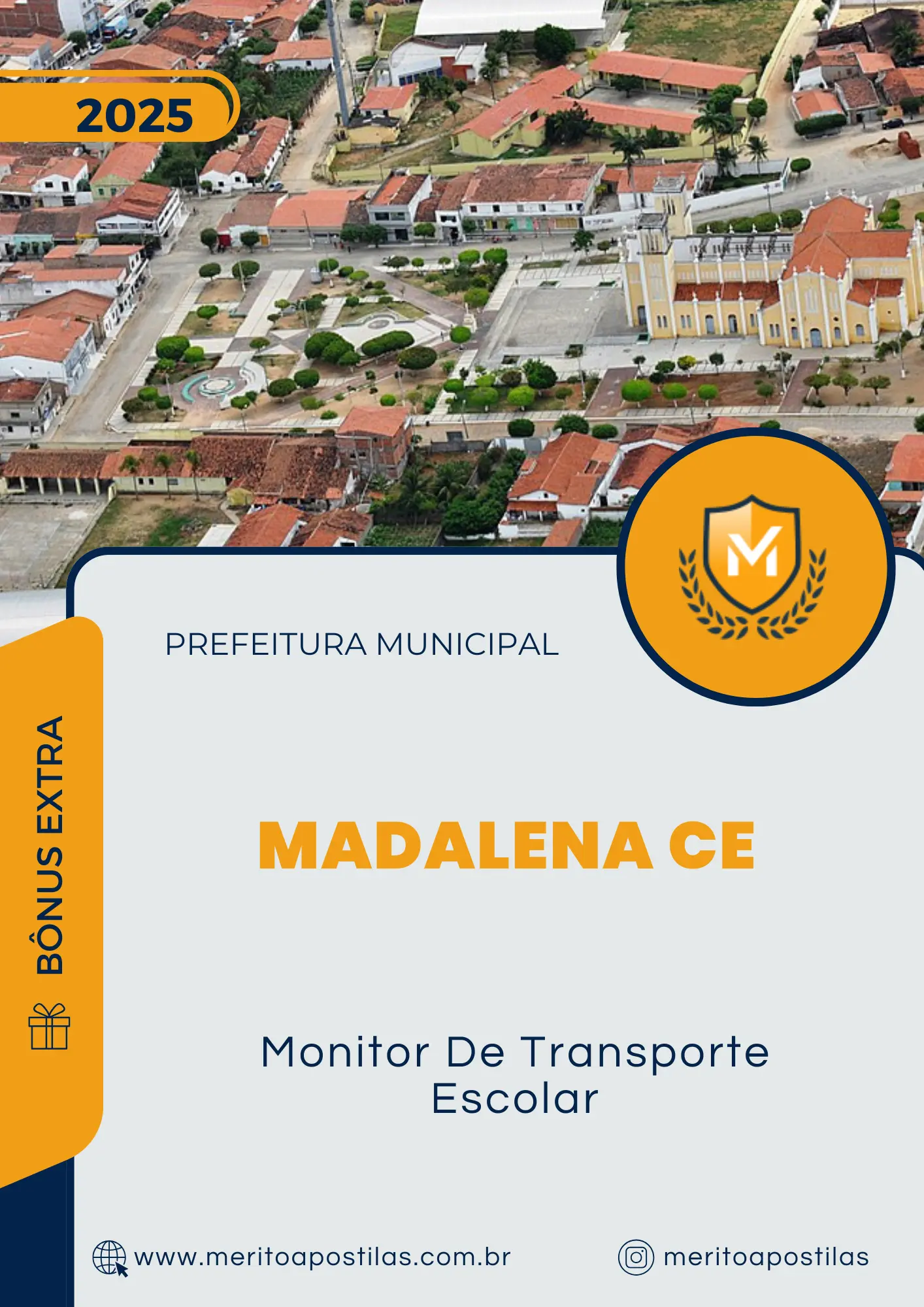 Apostila Monitor De Transporte Escolar Prefeitura de Madalena CE 2025