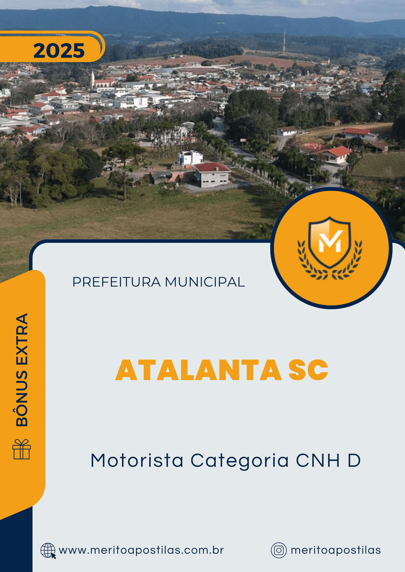 Apostila Motorista Categoria CNH D Prefeitura de Atalanta SC 2025