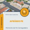 Apostila Motorista de Pá Carregadeira Prefeitura de Afrânio PE 2025