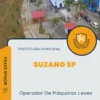 Apostila Operador De Máquinas Leves Prefeitura de Suzano SP 2025