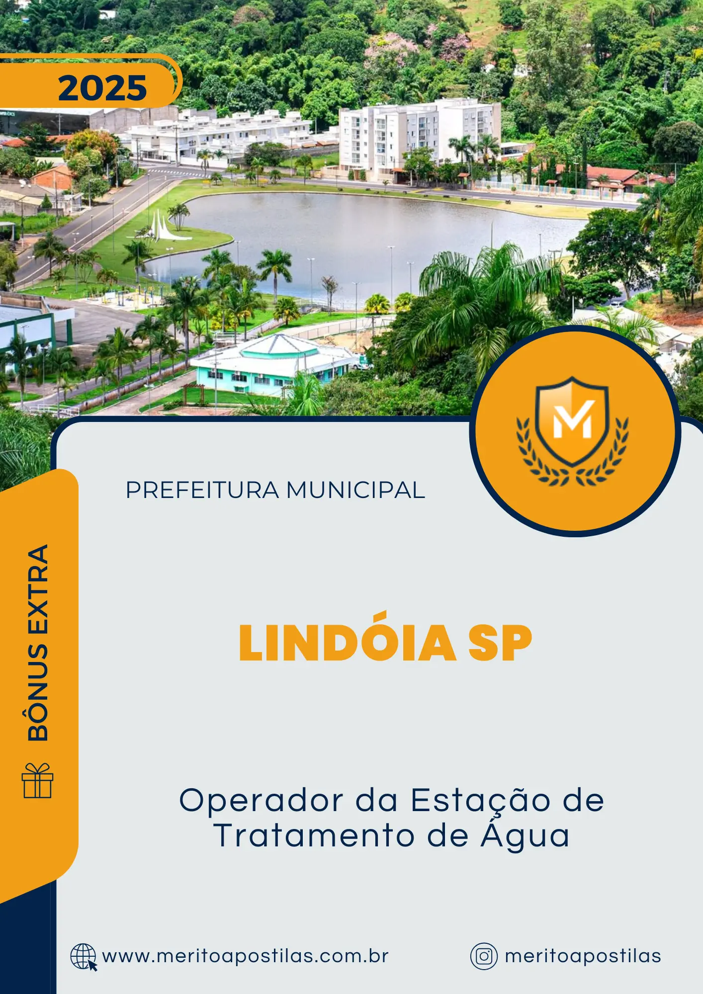 Apostila Operador da Estação de Tratamento de Água Concurso Prefeitura de Lindóia SP 2025