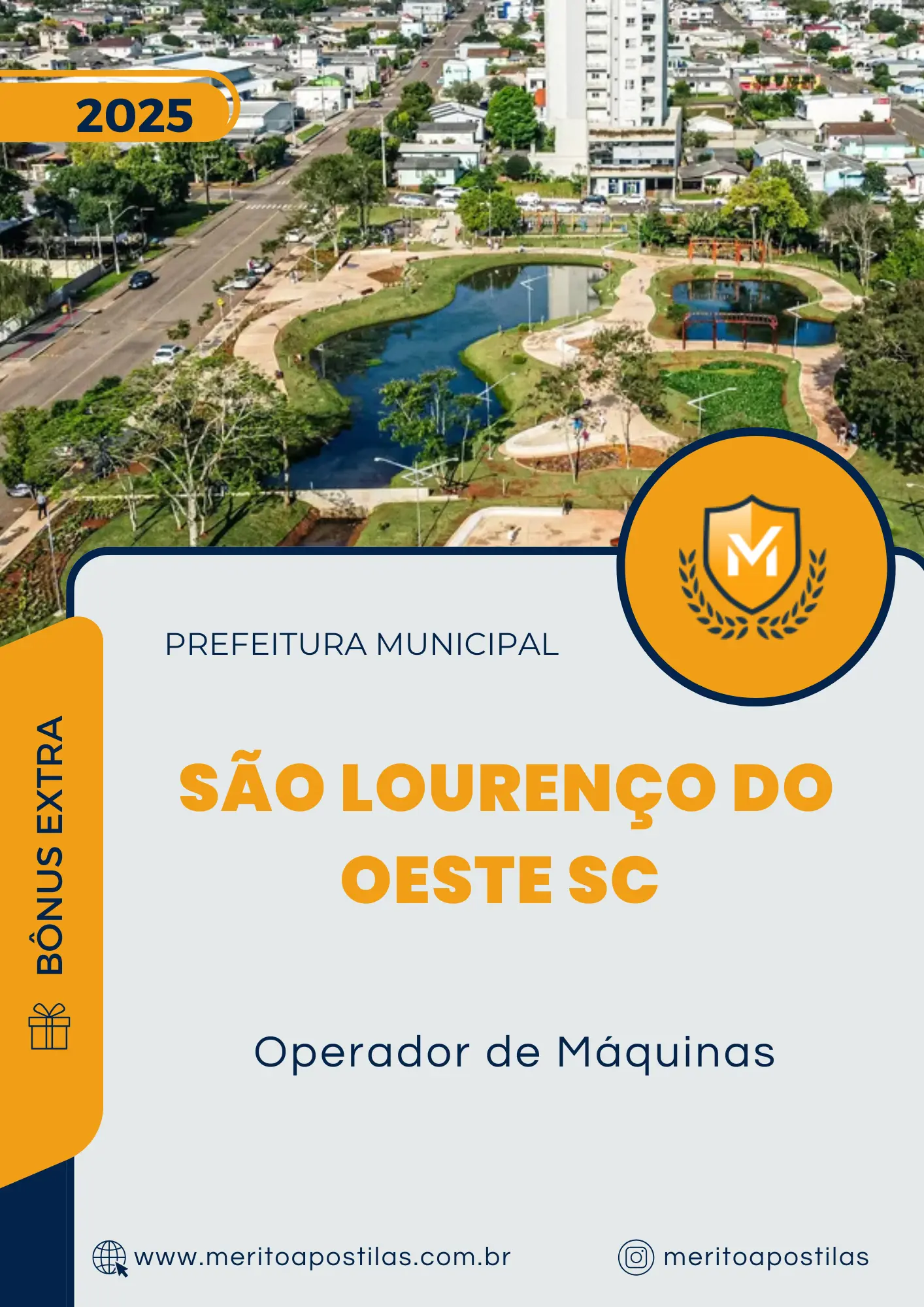 Apostila Operador de Máquinas Prefeitura de São Lourenço do Oeste SC 2025