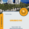 Apostila Operador de Retroescavadeira Prefeitura de Urubici SC 2025