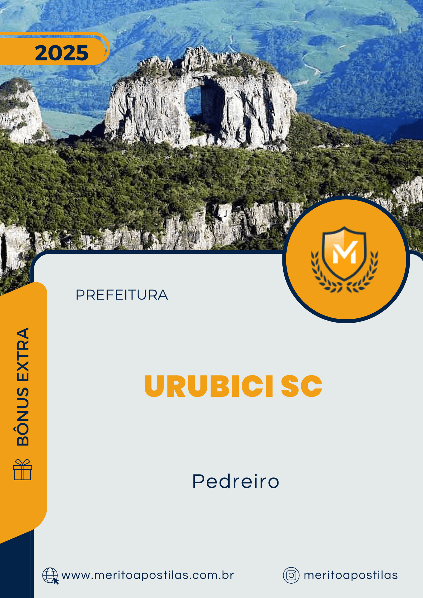 Apostila Pedreiro Prefeitura de Urubici SC 2025