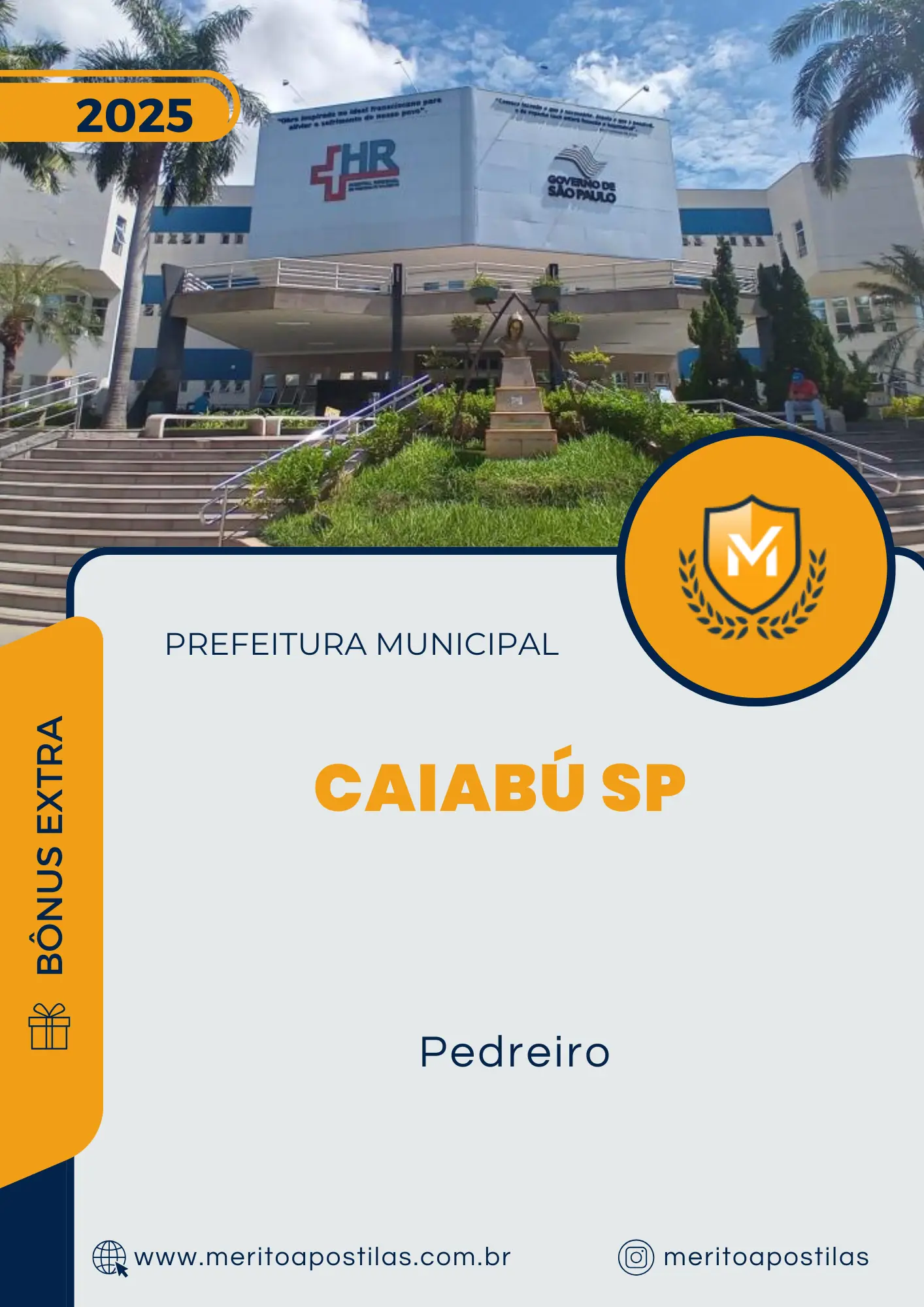 Apostila Pedreiro Prefeitura de Caiabú SP 2025