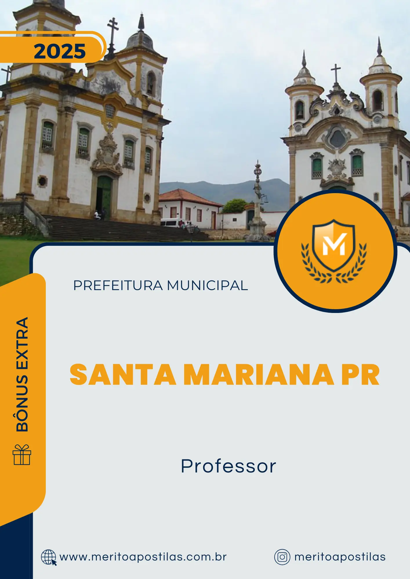 Apostila Professor Prefeitura de Santa Mariana PR 2025