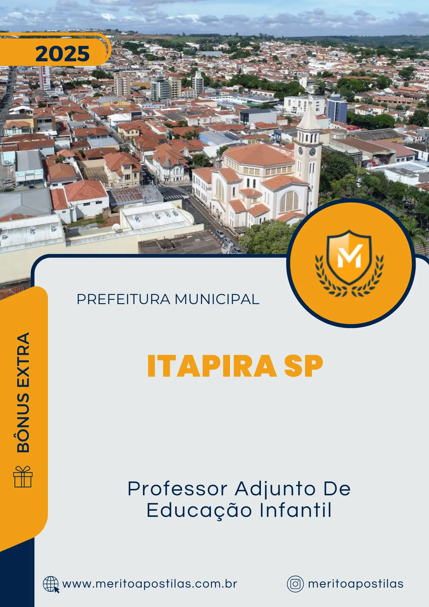 Apostila Professor Adjunto De Educação Infantil Prefeitura de Itapira SP 2025