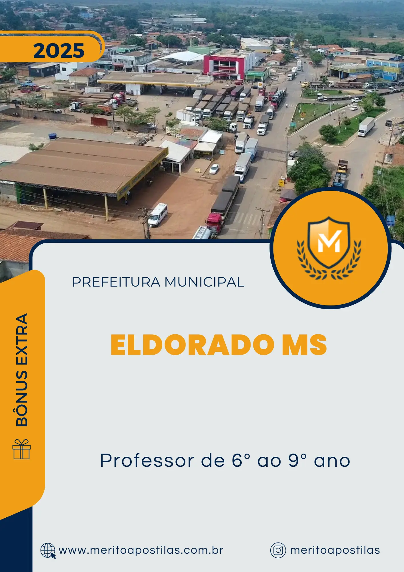 Apostila Professor de 6º ao 9º ano Docente Temporário Prefeitura de Eldorado MS 2025