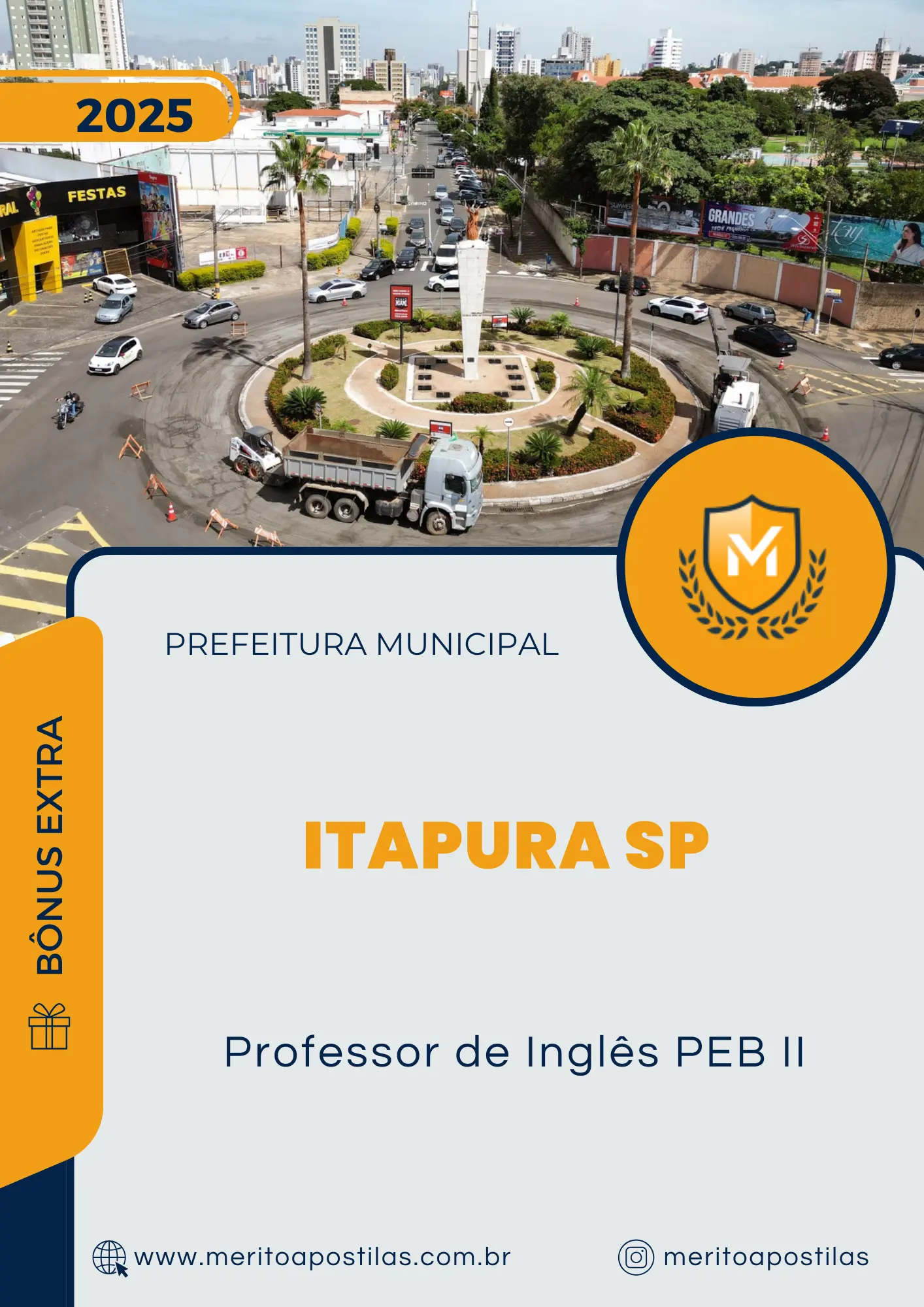 Apostila Professor de Inglês PEB II Prefeitura de Itapura SP 2025