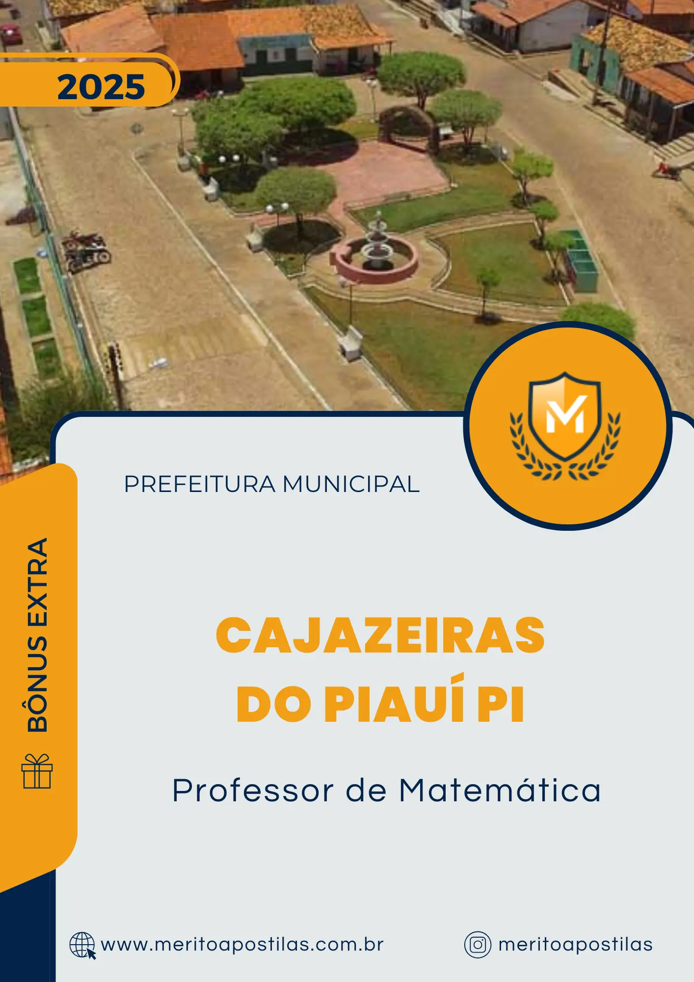 Apostila Professor de Matemática Prefeitura de Cajazeiras do Piauí PI 2025