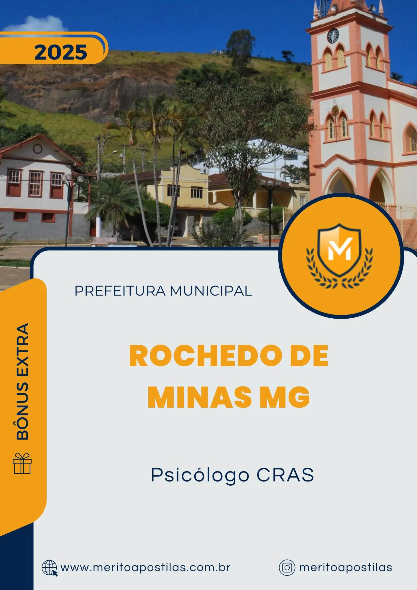 Apostila Psicólogo CRAS Prefeitura de Rochedo de Minas MG 2025