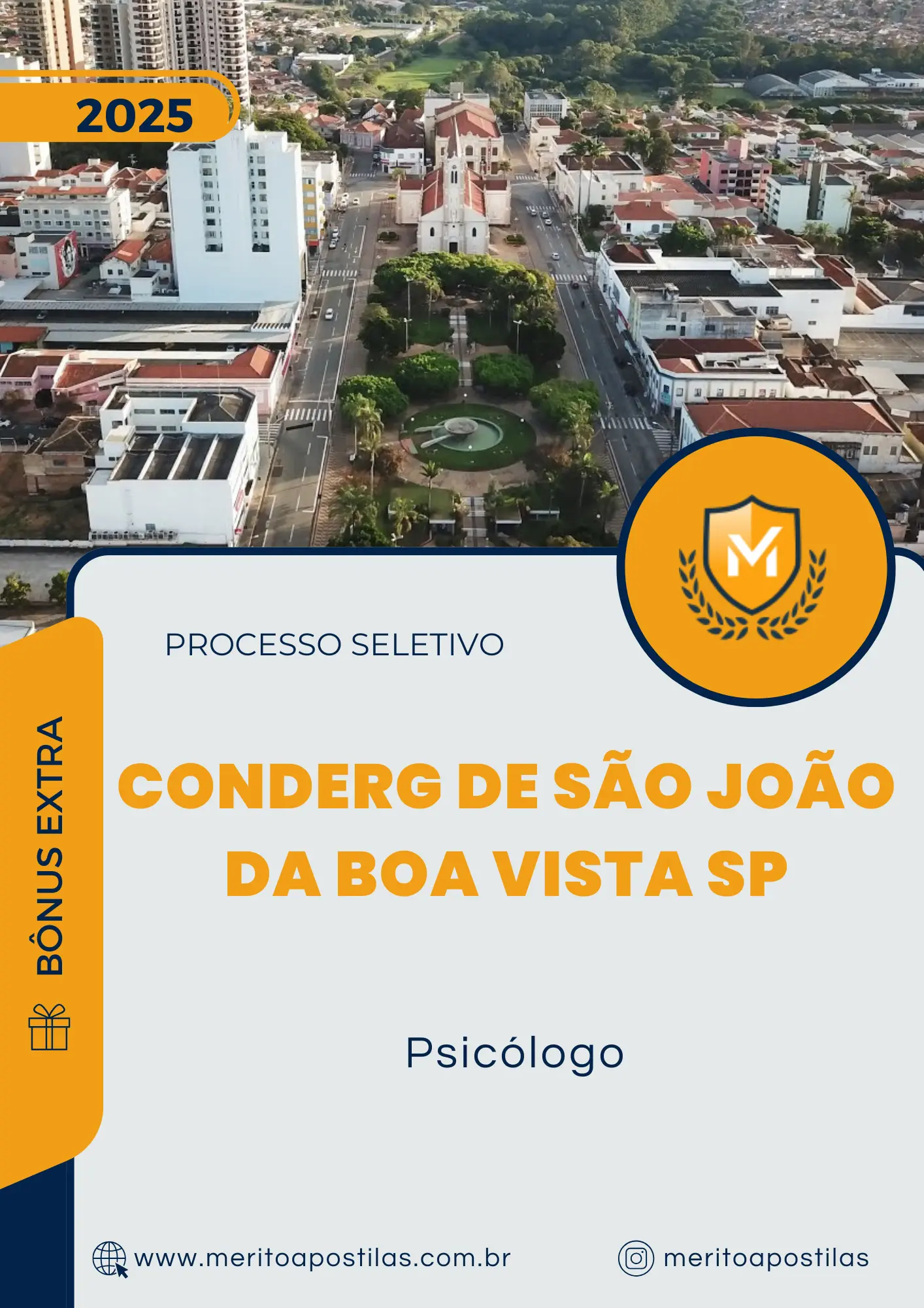 Apostila Psicólogo Processo Seletivo CONDERG de São João da Boa Vista SP 2025