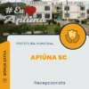 Apostila Recepcionista Prefeitura de Apiúna SC 2025