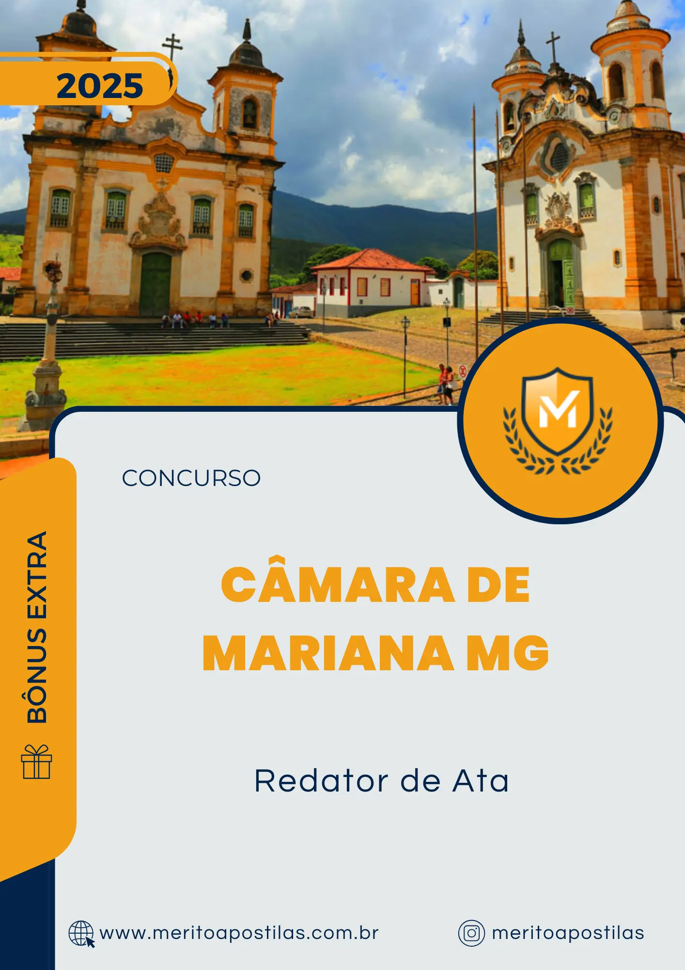 Apostila Redator de Ata Concurso Câmara de Mariana MG 2025