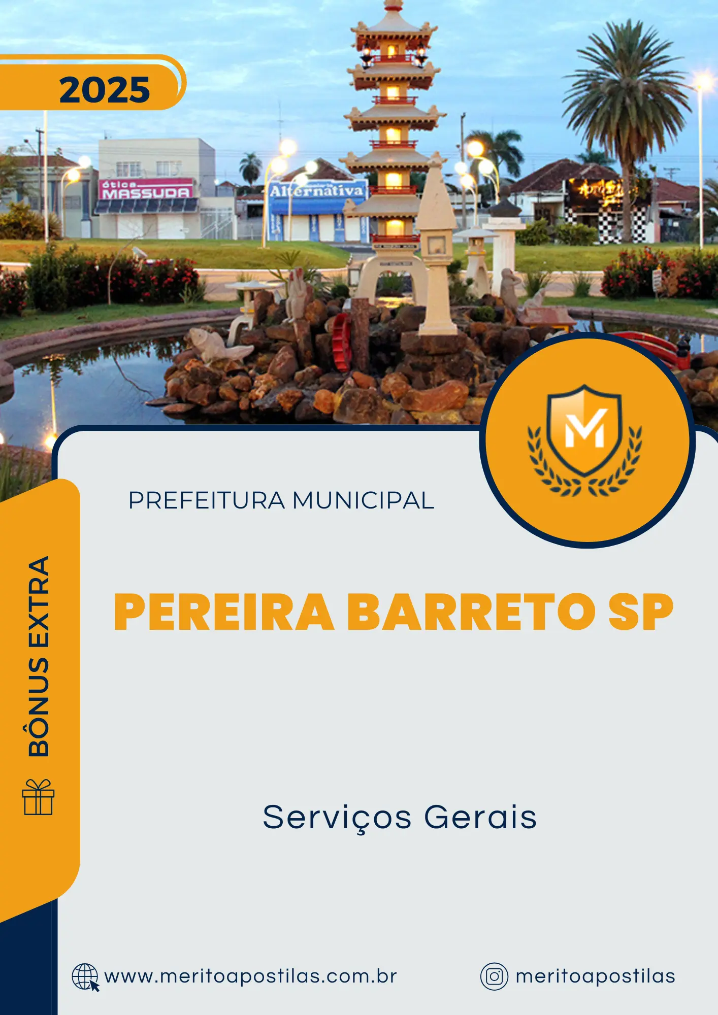 Apostila Serviços Gerais Prefeitura de Pereira Barreto SP 2025