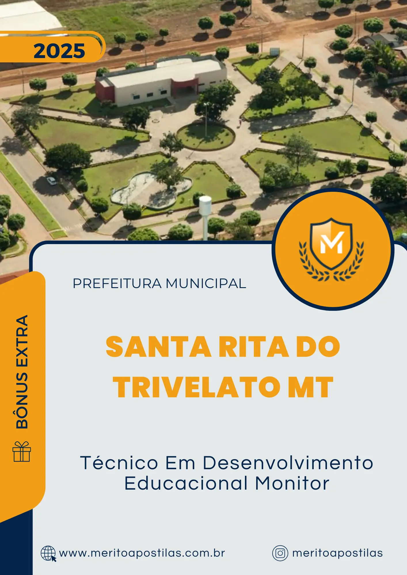 Apostila Técnico Em Desenvolvimento Educacional Monitor Prefeitura de Santa Rita do Trivelato MT 2025
