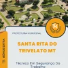Apostila Técnico Em Segurança Do Trabalho Prefeitura de Santa Rita do Trivelato MT 2025
