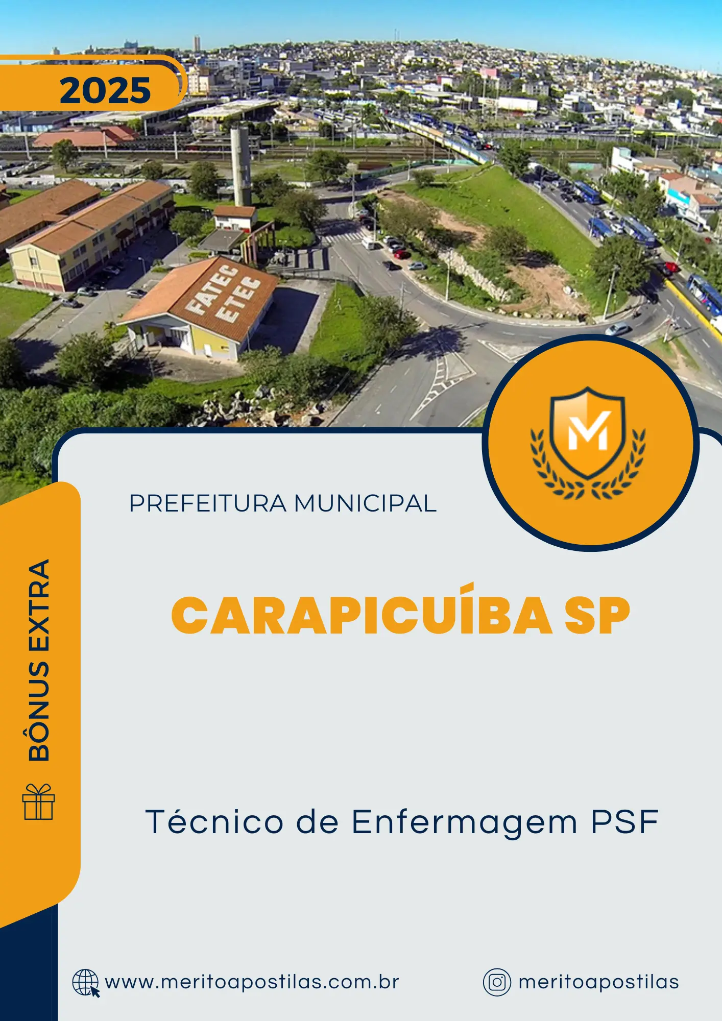 Apostila Técnico de Enfermagem PSF Prefeitura de Carapicuíba SP 2025