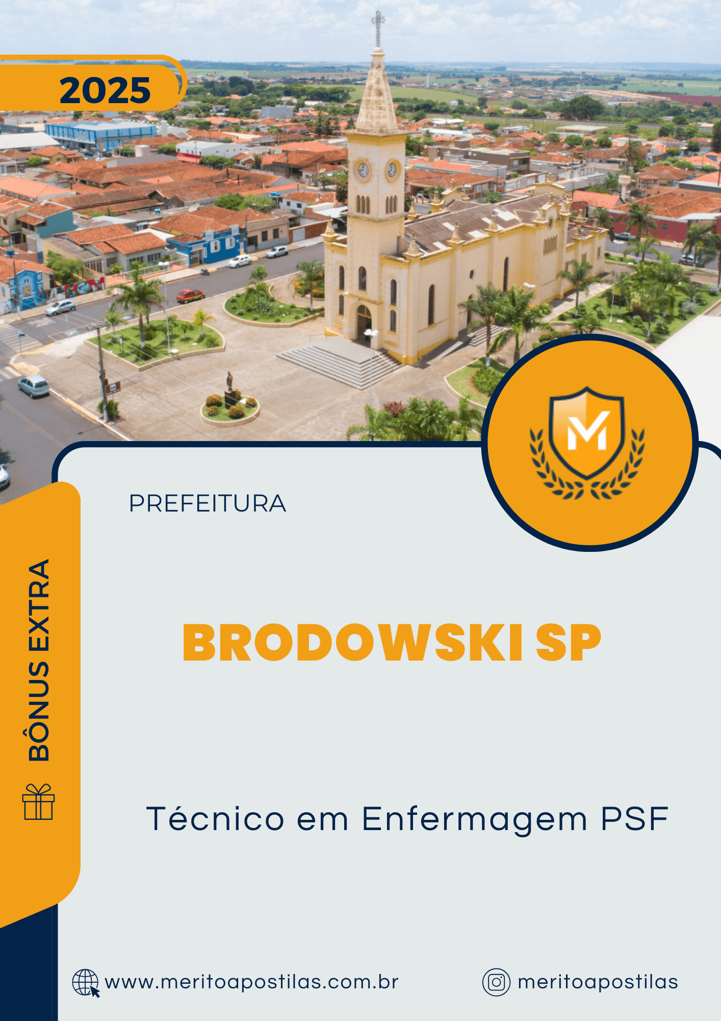 Apostila Técnico em Enfermagem PSF Prefeitura de Brodowski SP 2025