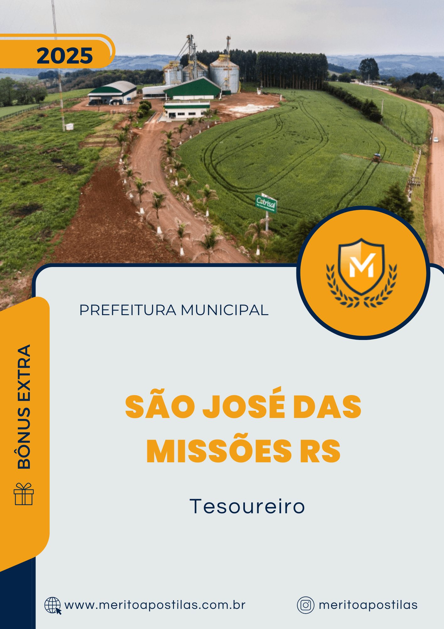 Apostila Tesoureiro Prefeitura de São José das Missões RS 2025