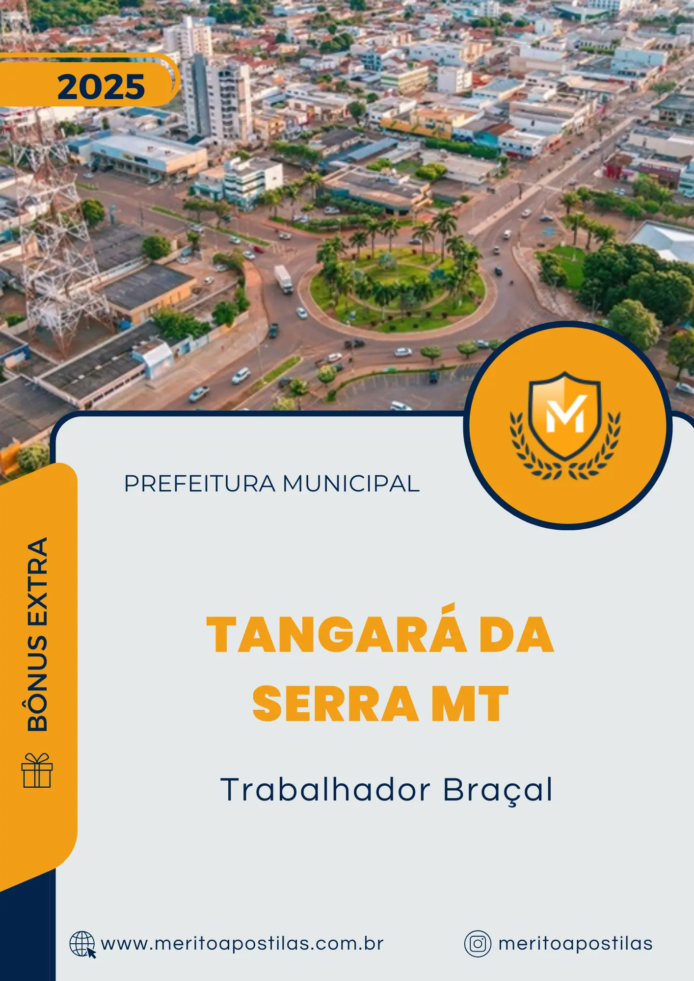 Apostila Trabalhador Braçal Prefeitura de Tangará da Serra MT 2025