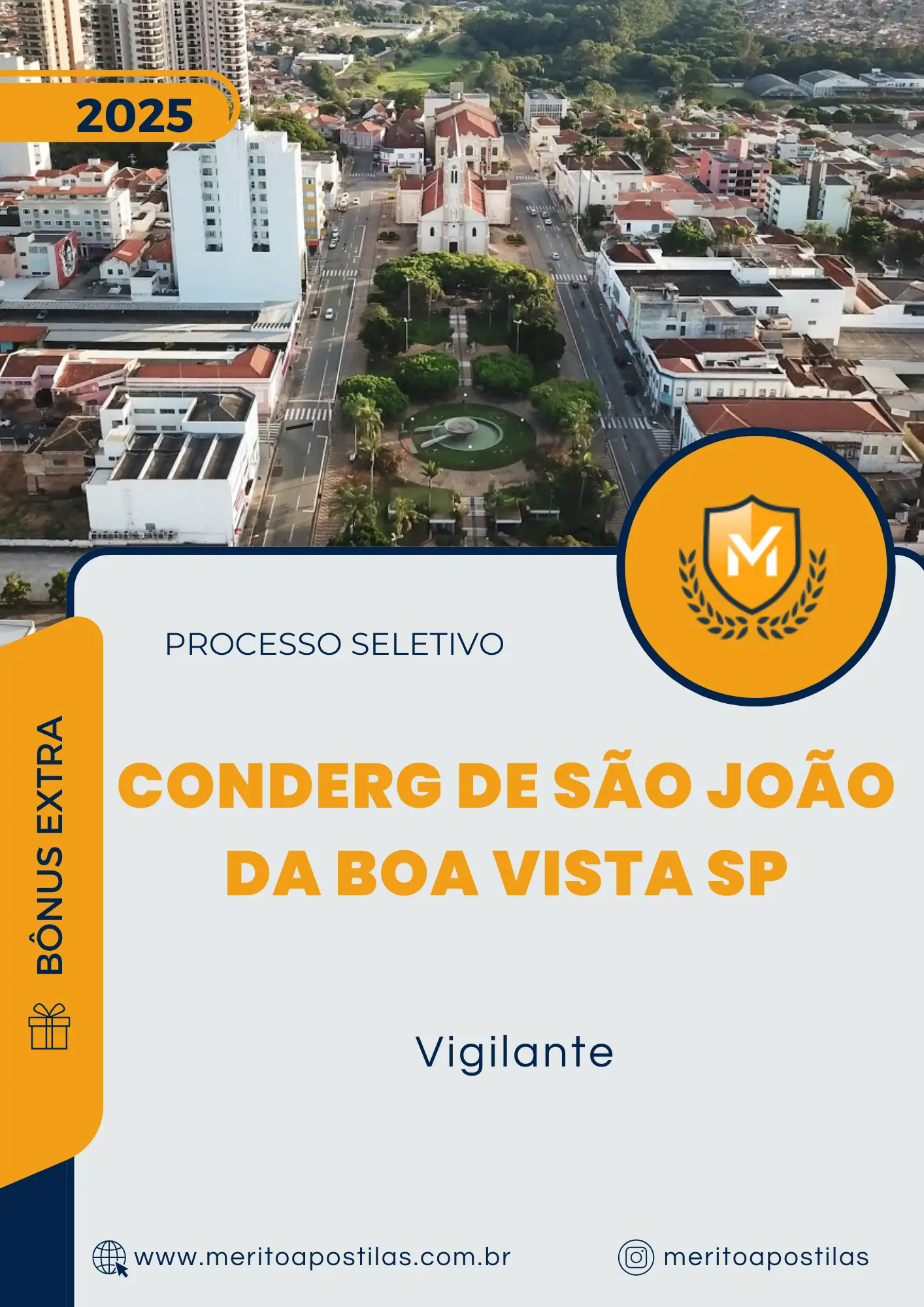 Apostila Vigilante Processo Seletivo CONDERG de São João da Boa Vista SP 2025