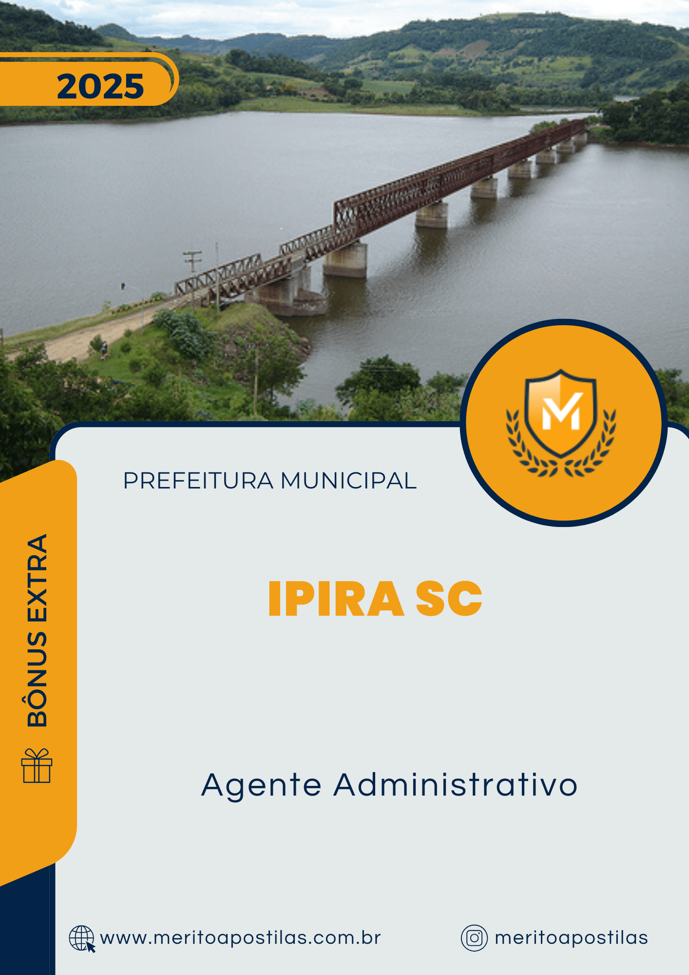 Apostila Agente Administrativo Prefeitura de Ipira SC 2025