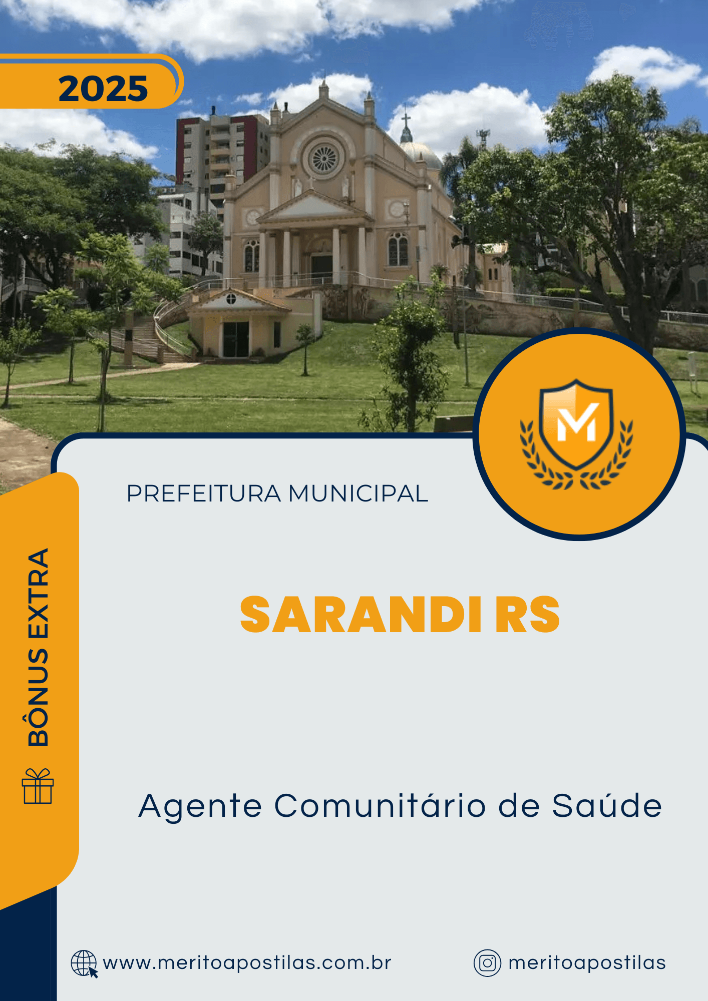 Apostila Agente Comunitário de Saúde Processo Seletivo Prefeitura de Sarandi RS 2025