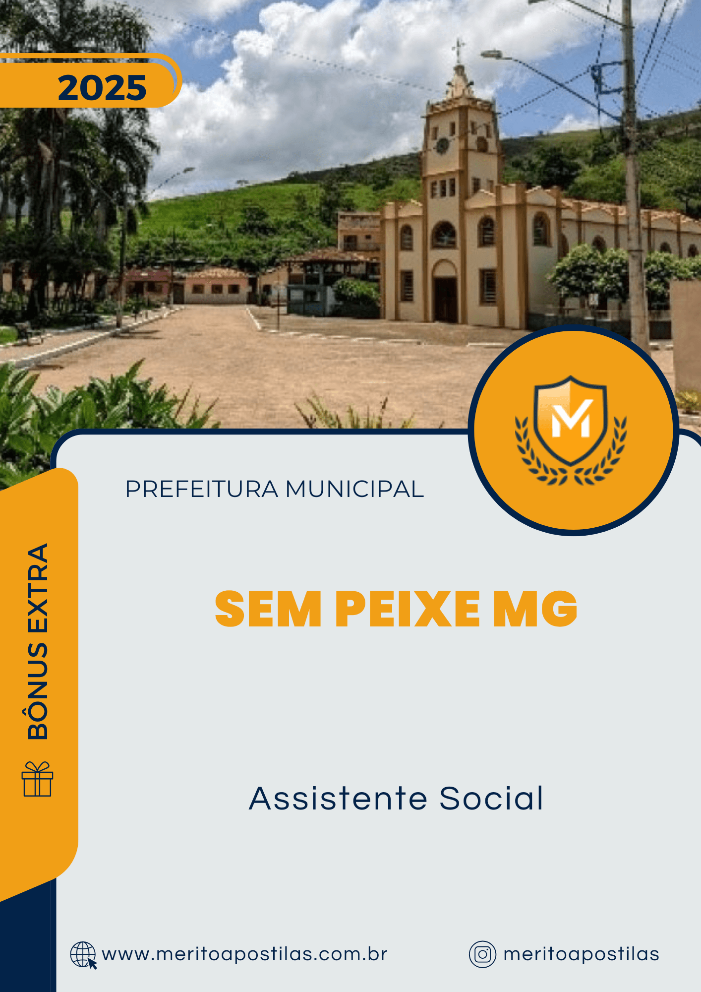Apostila Assistente Social Concurso Prefeitura de Sem Peixe MG 2025