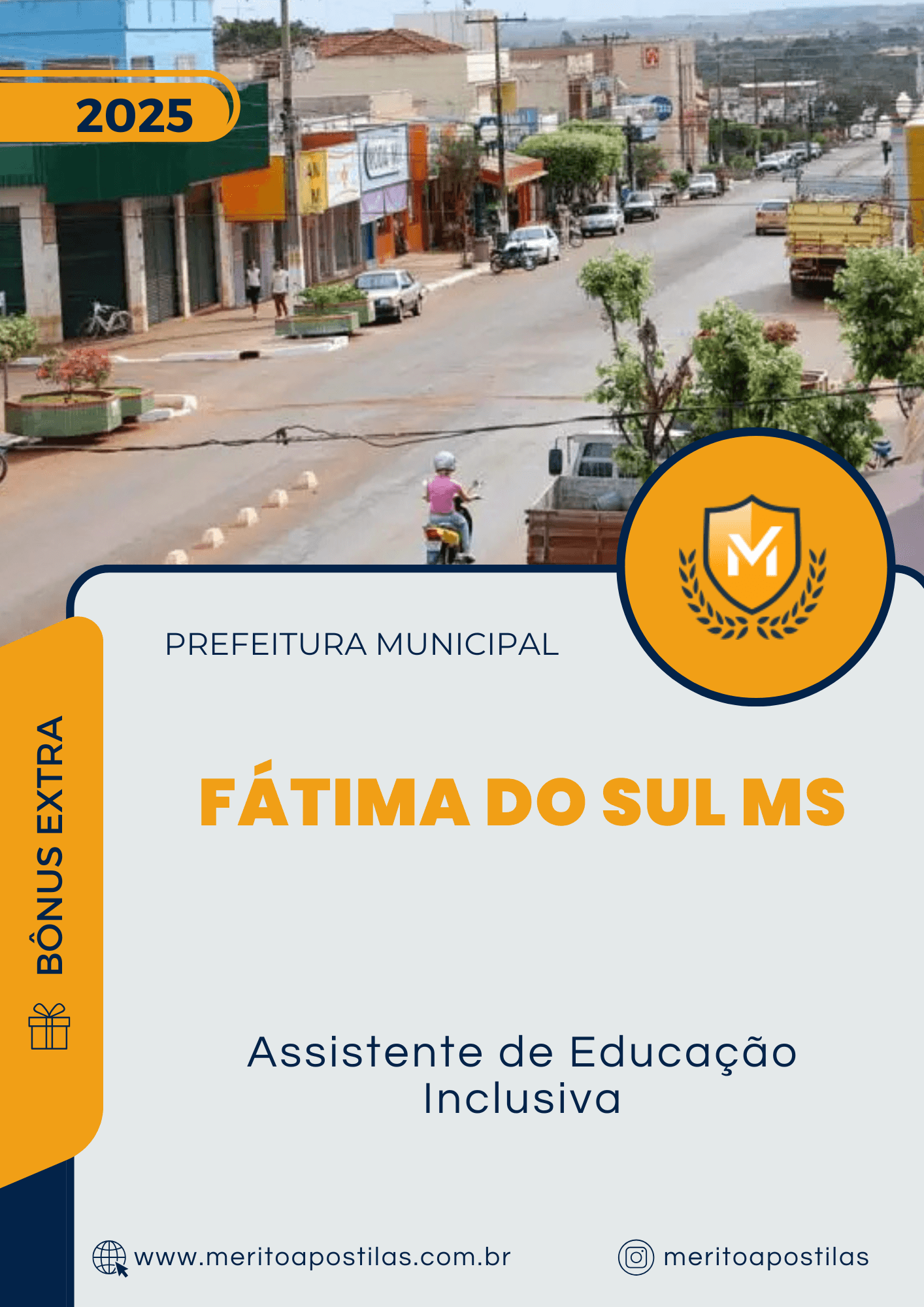 Apostila Assistente de Educação Inclusiva Prefeitura de Fátima do Sul MS 2025