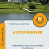 Apostila Atendente De Consultório Dentário Prefeitura de Alto Piquiri PR 2025