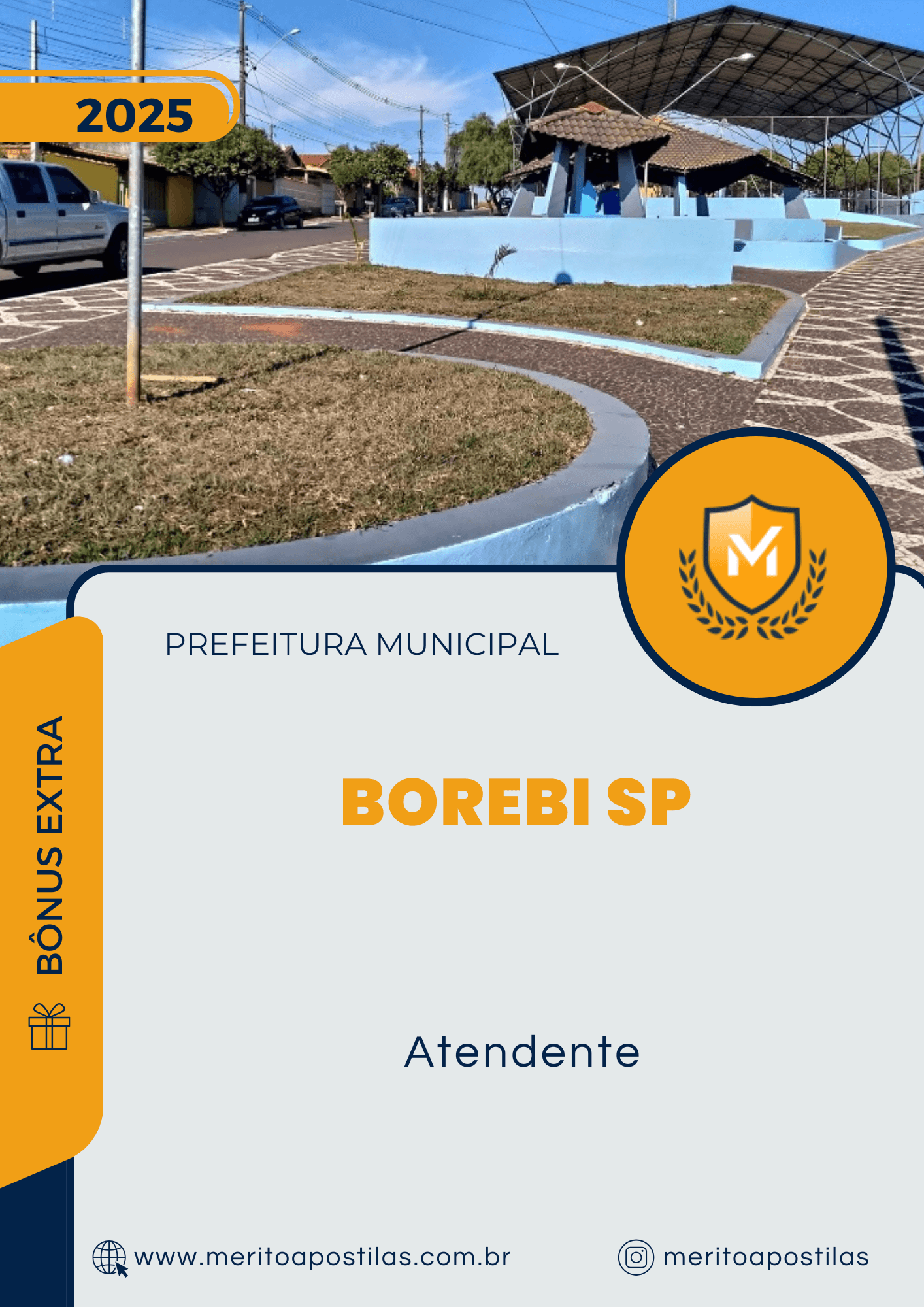 Apostila Atendente Concurso Prefeitura de Borebi SP 2025