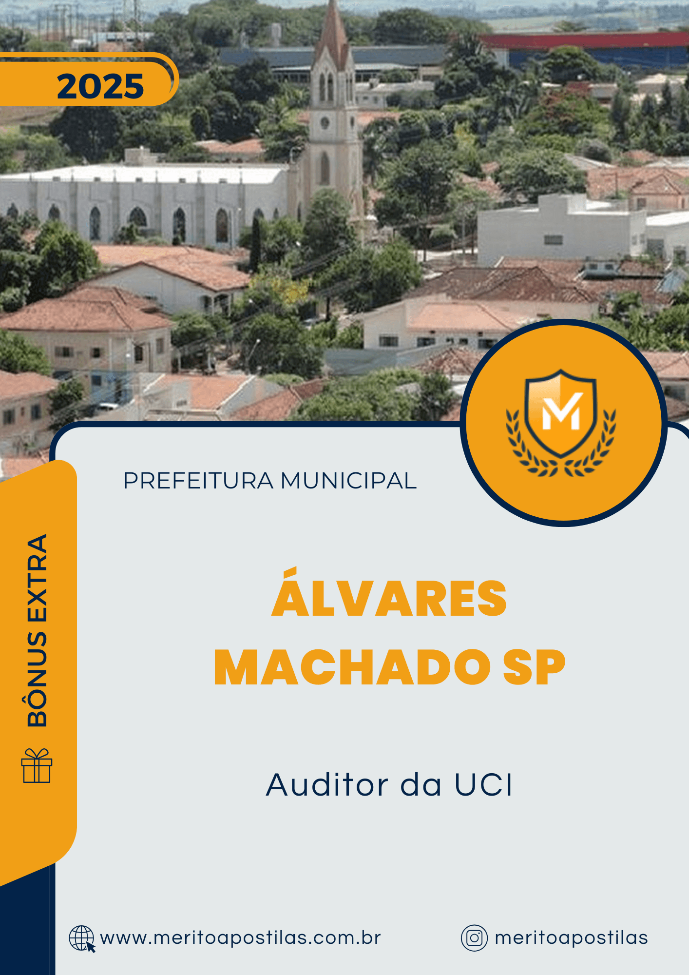 Apostila Auditor da UCI Prefeitura de Álvares Machado SP 2025