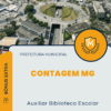 Apostila Auxiliar Biblioteca Escolar Prefeitura de Contagem MG 2025