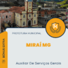 Apostila Auxiliar De Serviços Gerais Prefeitura de Miraí MG 2025
