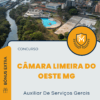 Apostila Auxiliar De Serviços Gerais Concurso Câmara Limeira do Oeste MG 2025